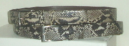 Mens Python Snakeskin Belts