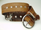 3TTC 585625F Tan Tricolour Cowhide Belt