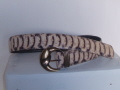 50mm Large Scale Python Snakeskin Belt