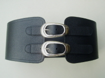 BS1 Black Leather Corset Belt