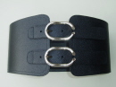 BS2 Black Leather Corset Belt