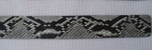 BWSl Python Snakeskin Belt Strap  42mm  47 inch