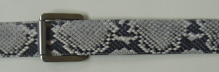 BWb - 32mm  Python belt strap  to fit up to 34 inch waist c
