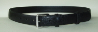 Chunky Black Karung Snakeskin Belt 44 inches