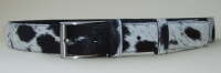 D 35mm Hair-Cowhide Belt more a very dark brown Sold