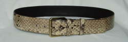 FBWSh Python Snakeskin Belt  42mm  41 inch �52  On Hold NM