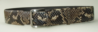 FBWf  52mm Python Snakeskin Belt �68