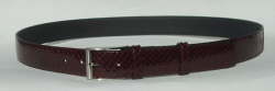 FWb 35mm Wine Python Snakeskin Belt