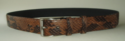 FTa 35mm Tan Python Snakeskin Belt